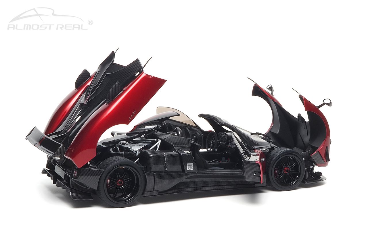 Pagani Zonda Cinque Roadster 2009 rosso Dubai 1:18 Almost Real