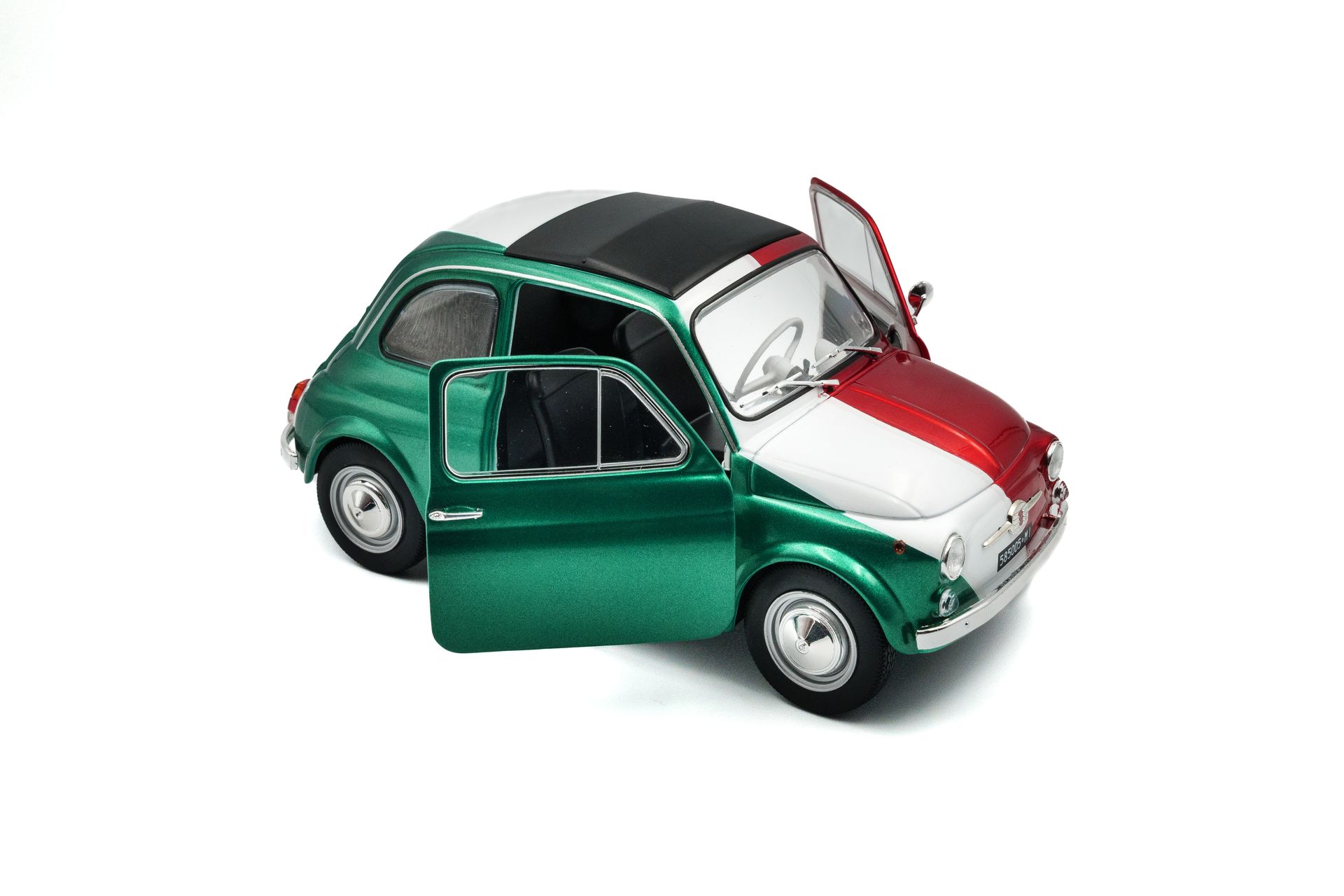 Fiat 500 Tribute To Italia 1965 red/white 1:18 Solido