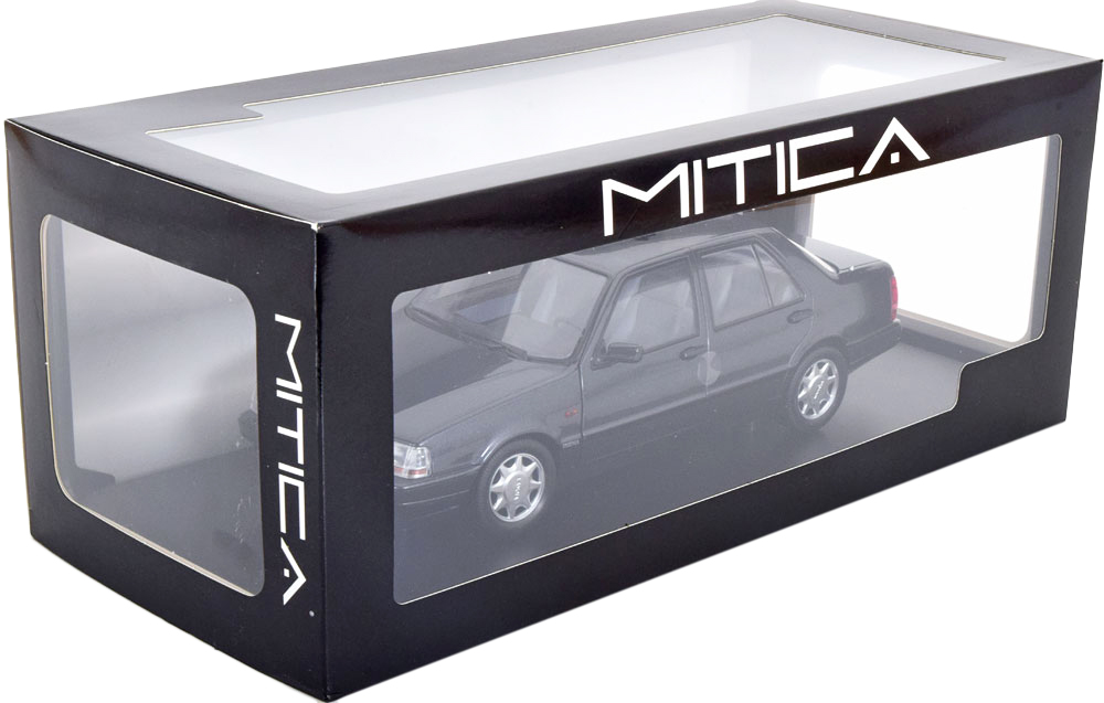 Lancia Thema Turbo 16V LX 2S 1991 black metallic 1:18 Mitica