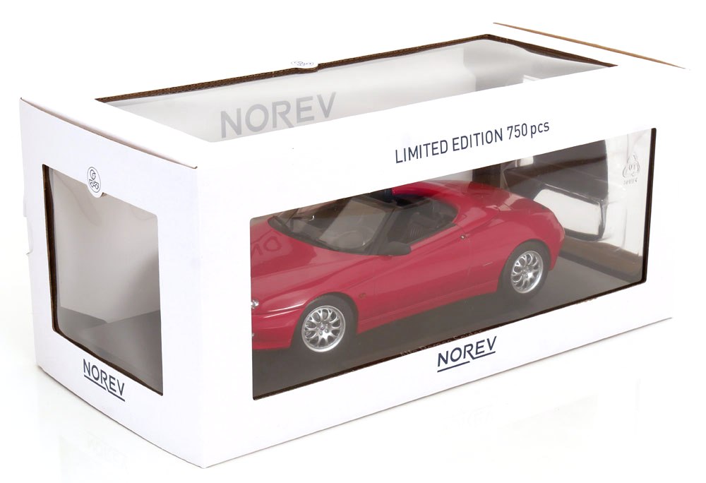 Alfa Romeo Spider Softtop 1999 red 1:18 Norev