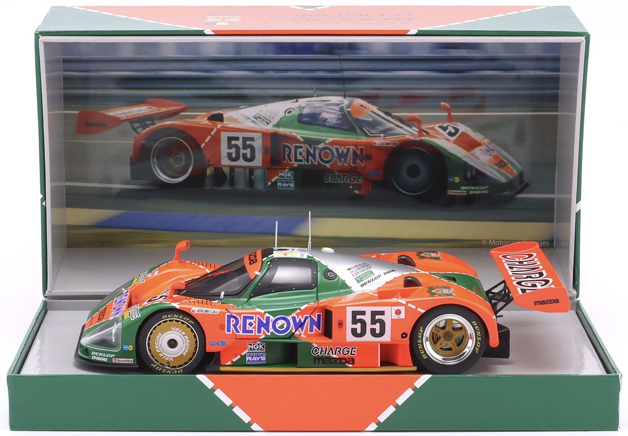Mazda 787B #55 Weidler/Herbert/Gachot Winner 24H Le Mans 1991 with Collector Box 1:18 Werk83