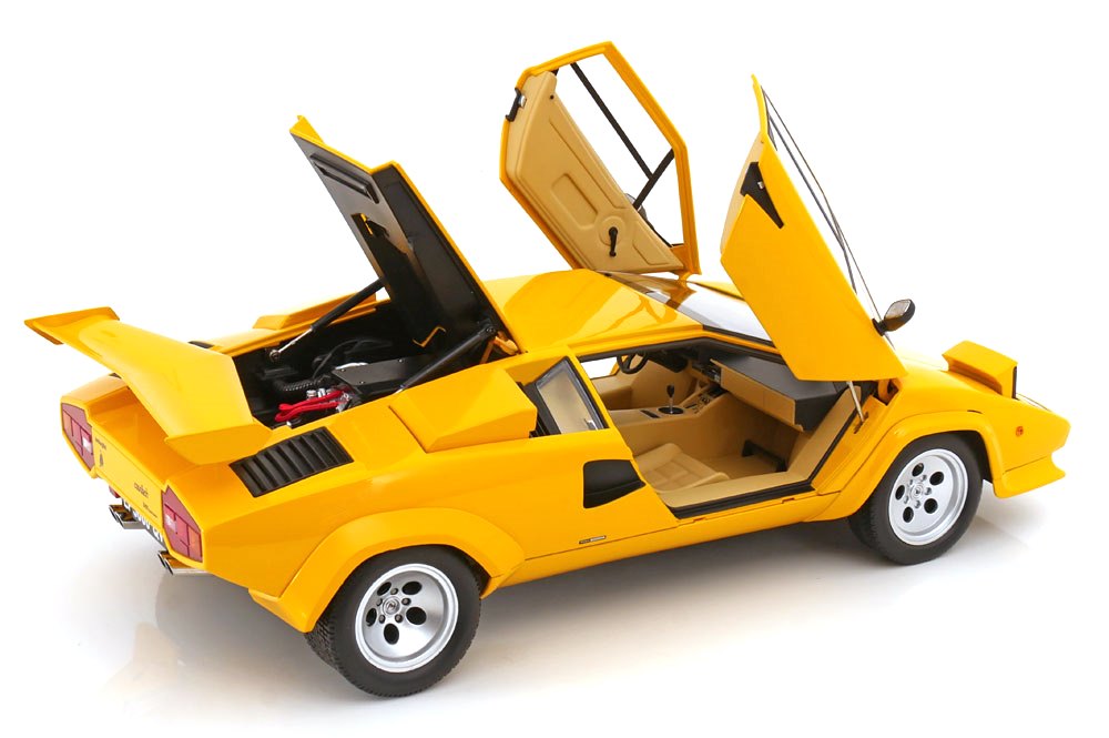 Lamborghini Countach LP 5000S QV 1985 yellow 1:12 KK Scale
