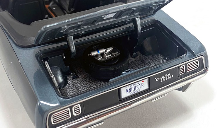 Plymouth Hemi Cuda Convertible 1971 Wenchester grey 1:18 Acme Diecast