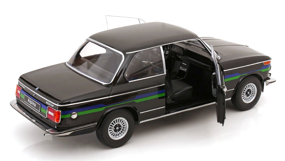 BMW 2002 Alpina 2-Series 1974 black 1:12 KK Scale