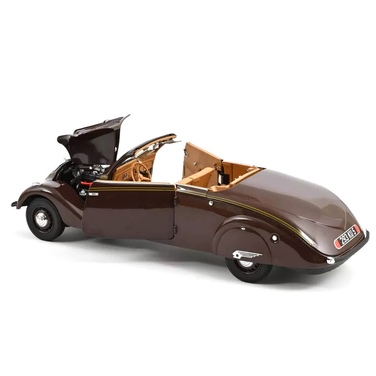 Peugeot 402 Eclipse 1937 chocolate 1:18 Norev