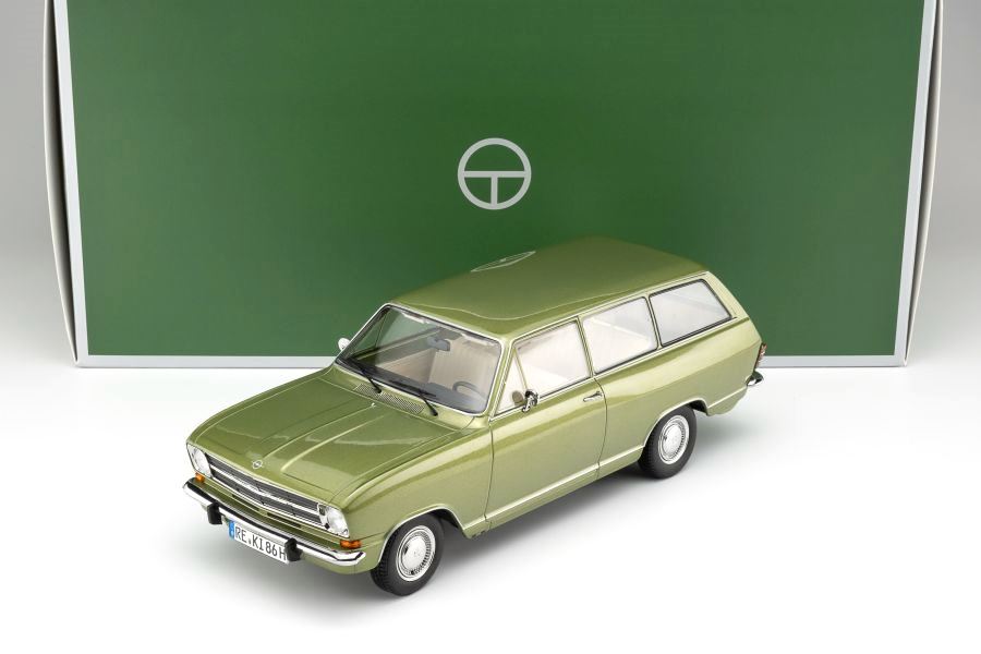 Opel Kadett B Caravan 1972 lemon green metallic 1:18 Touring Modelcars