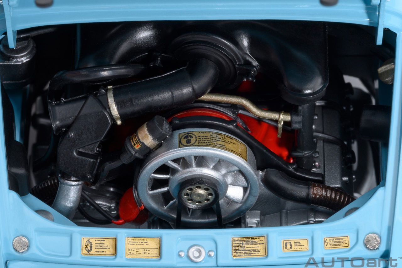 Porsche 911 Carrera 2.7 RS Gulf blue/black stripes 1:18 AUTOart
