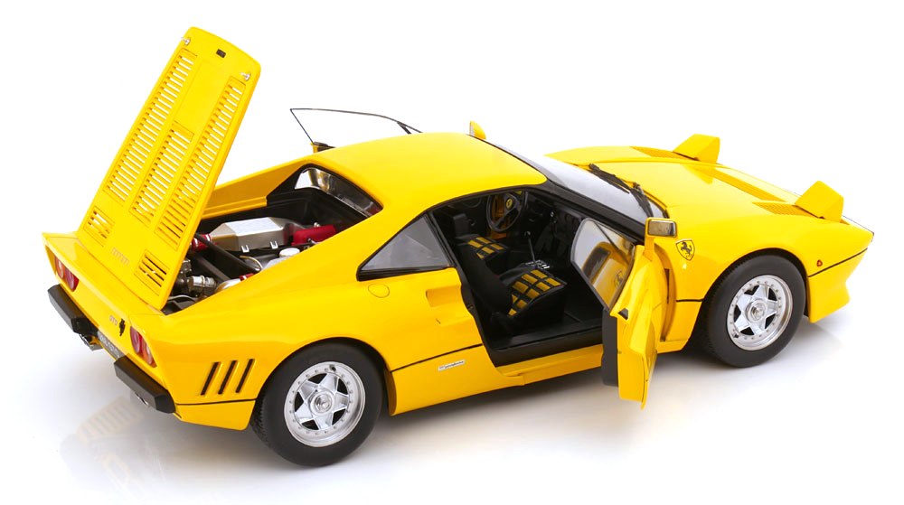 Ferrari 288 GTO 1984 yellow 1:12 KK Scale