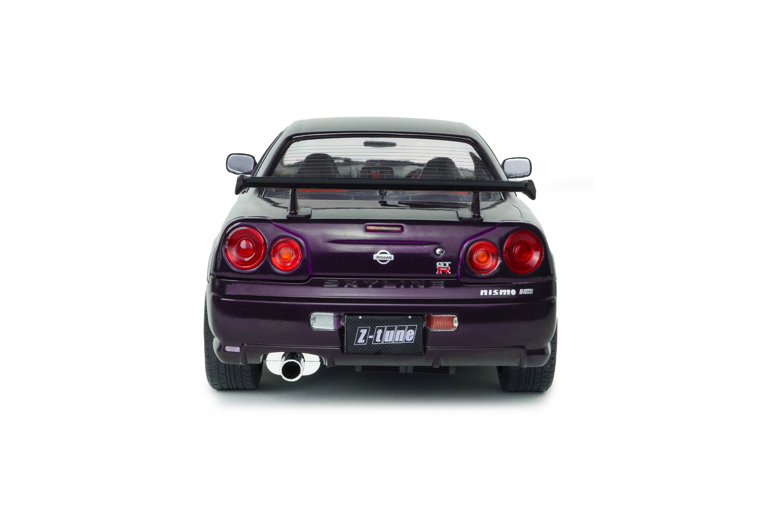 Nissan Skyline R34 GT-R Z Tune 1999 midnight purple 1:18 Solido