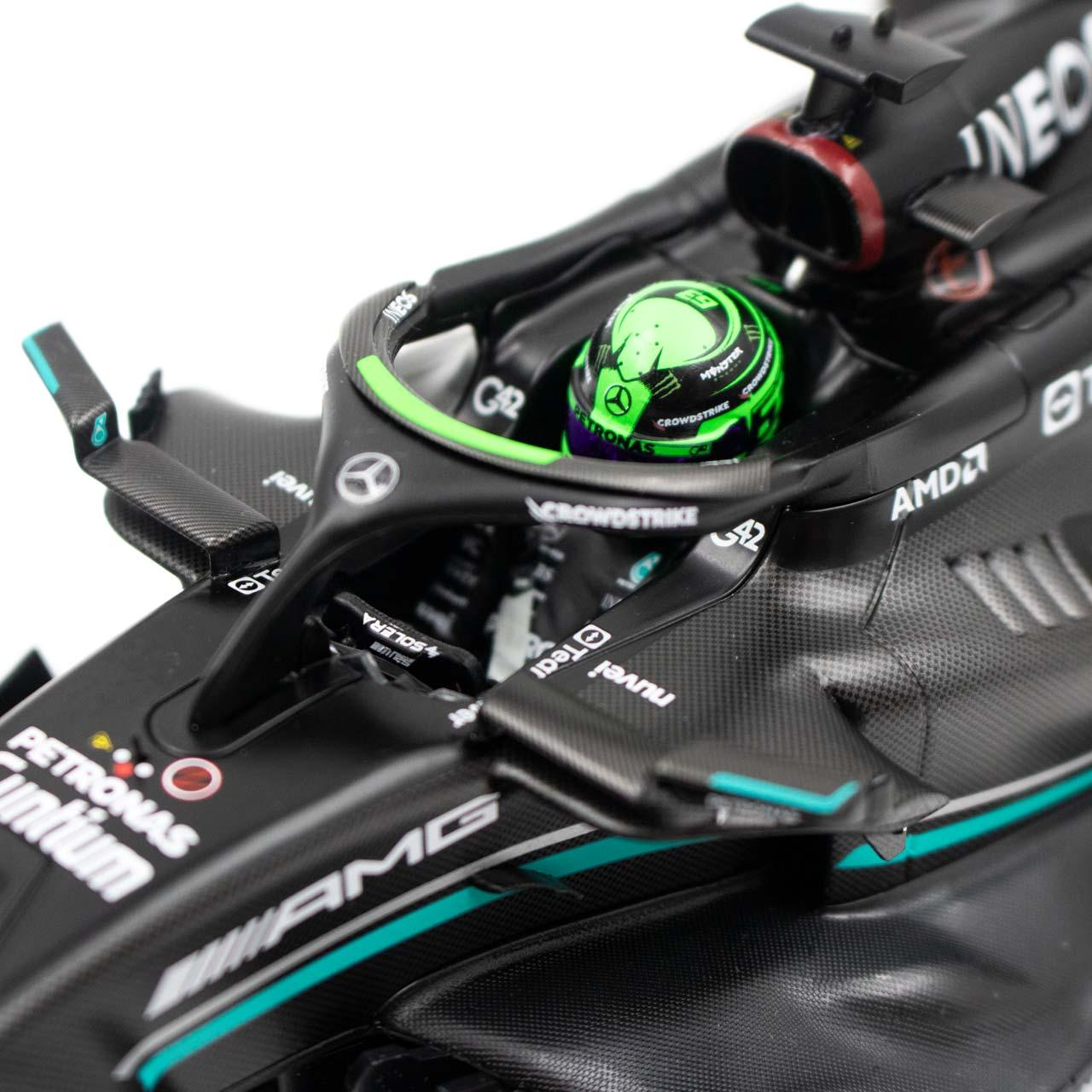 Mercedes-AMG F1 W14 #63 G. Russell 7th Bahrain GP 2023 1:18 Minichamps