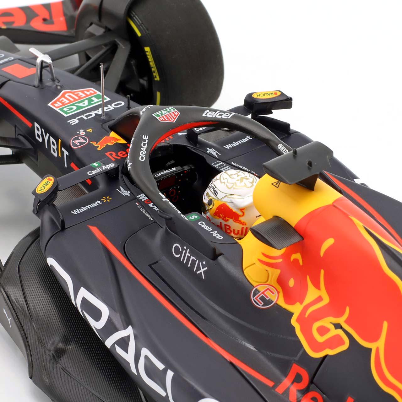 Red Bull RB18 #1 M. Verstappen Winner Saudi Arabia World Champion 2022 1:18 Minichamps