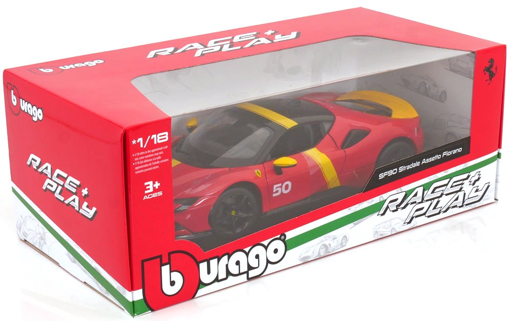 Ferrari SF90 Stradale #50 Le Mans Livery 1:18 Bburago