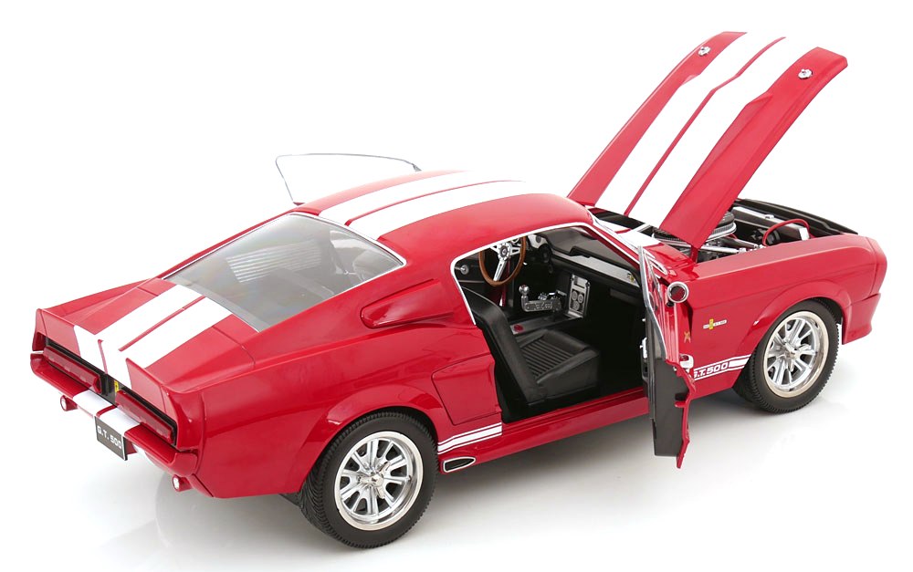 Ford Mustang Shelby GT500 Eleanor 1967 red/white 1:12 KK Scale