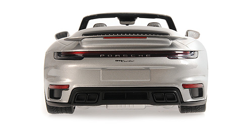 Porsche 911 992 Turbo S Cabriolet 2020 silver 1:18 Minichamps 