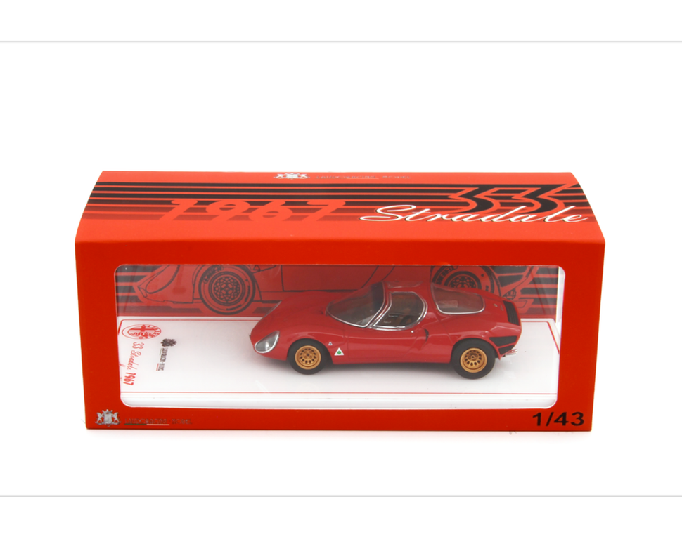 Alfa Romeo 33 Coupè Stradale 1967 Museum Version red 1:43 Laudoracing Models