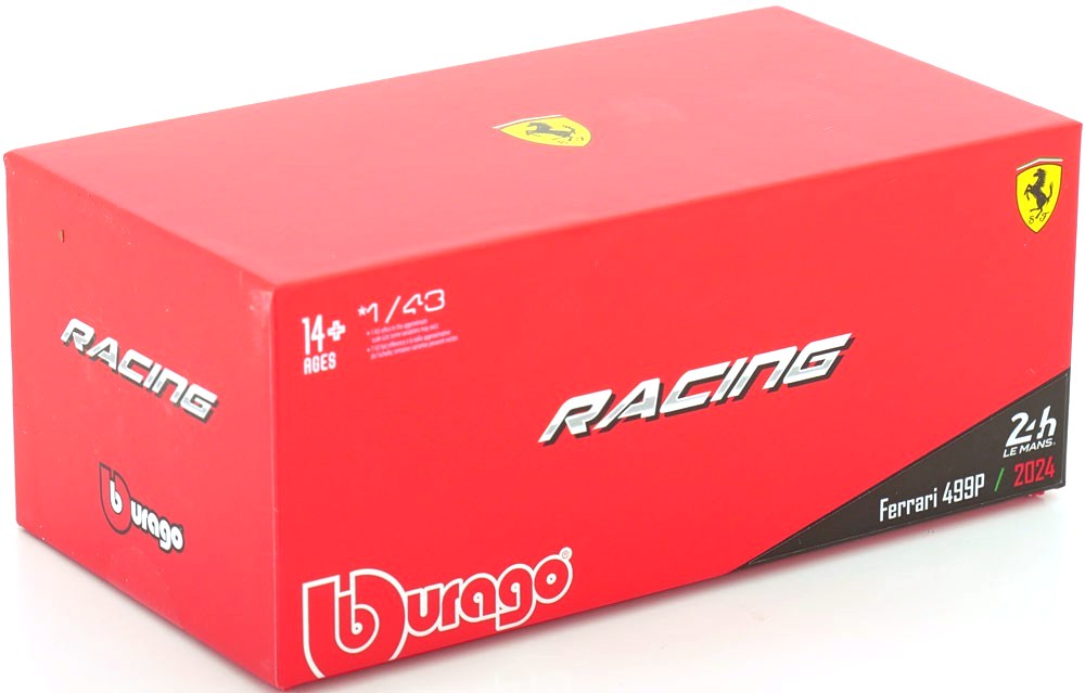 Ferrari 499P AF Corse #50 Fuoco/Molina/Nielsen Winner 24H Le Mans 2024 1:43 Bburago