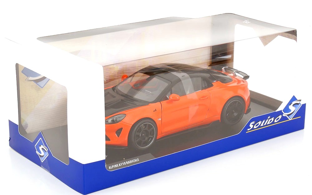 Alpine A110 Radicale 2024 orange/cobalt 1:18 Solido
