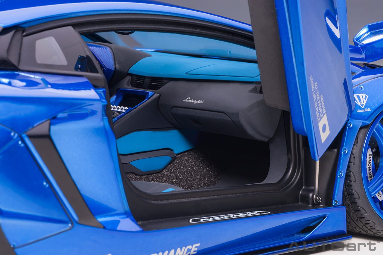 LB-Works Lamborghini Aventador Limited Edition hyper blue 1:18 AUTOart
