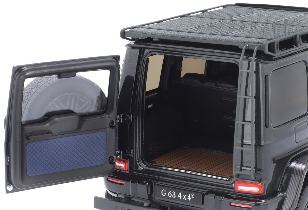 Mercedes-Benz G-Class G63 AMG V8 Biturbo 4x4 2022 black metallic 1:18 iScale