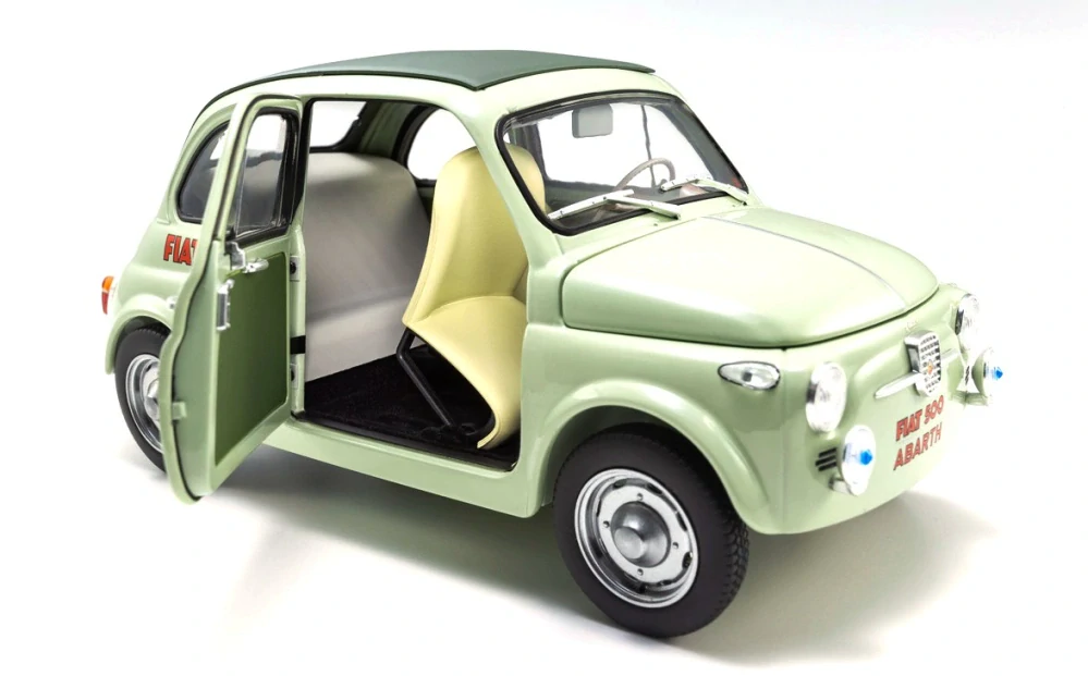 Fiat 500 Abarth Record 1958 green 1:18 Kyosho