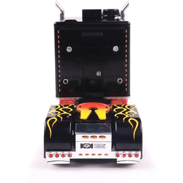 Peterbilt 379 Custom 2002 black/flames 1:43 Ixo America