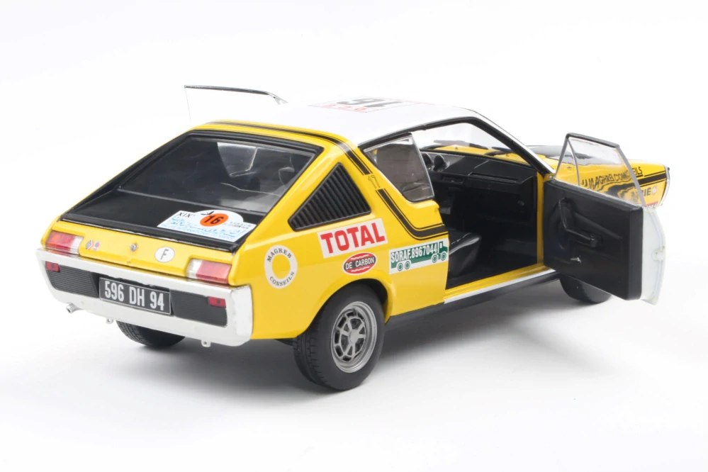 Renault 17 PH.1 #23 Prive/Tilber Rallye du Maroc 1976 1:18 Solido