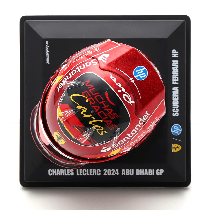 Helmet - Charles Leclerc - Abu Dhabi GP 2024 1:5 Look Smart Models