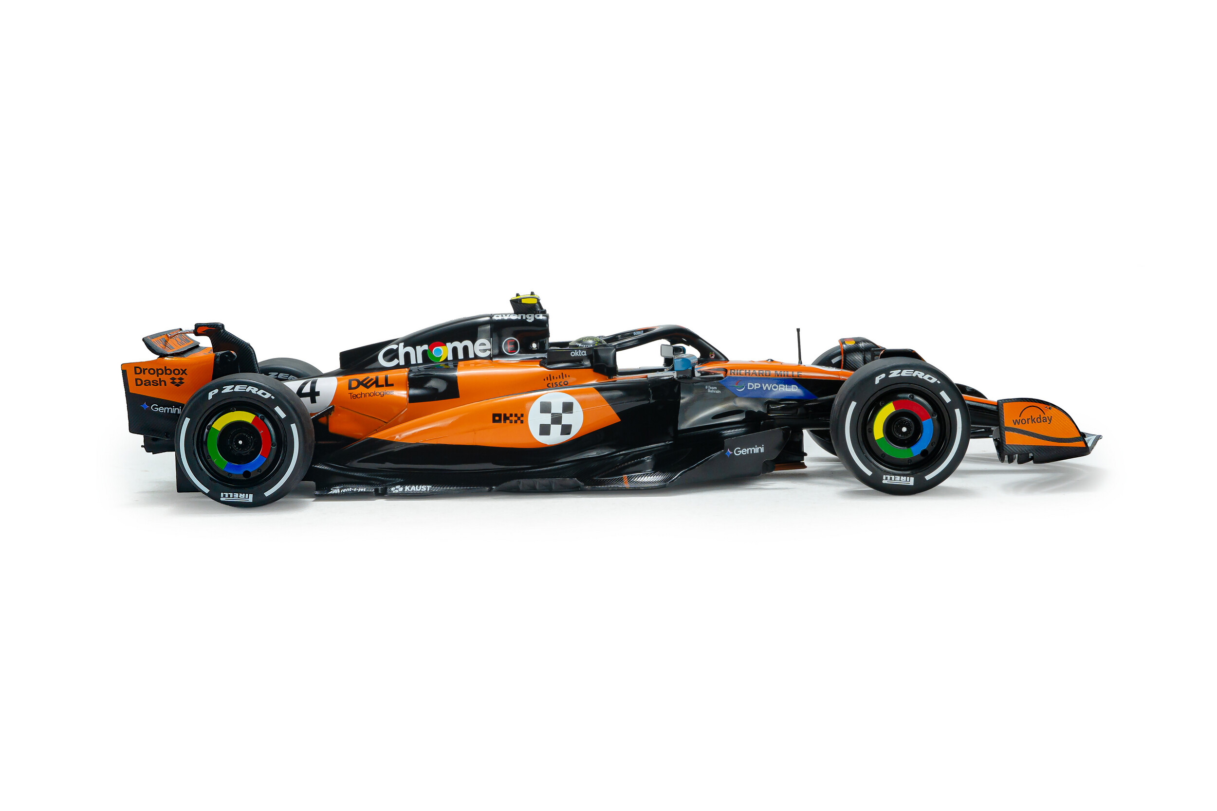 McLaren MCL39 #4 L.Norris Monaco GP 2025 1:18 Solido
