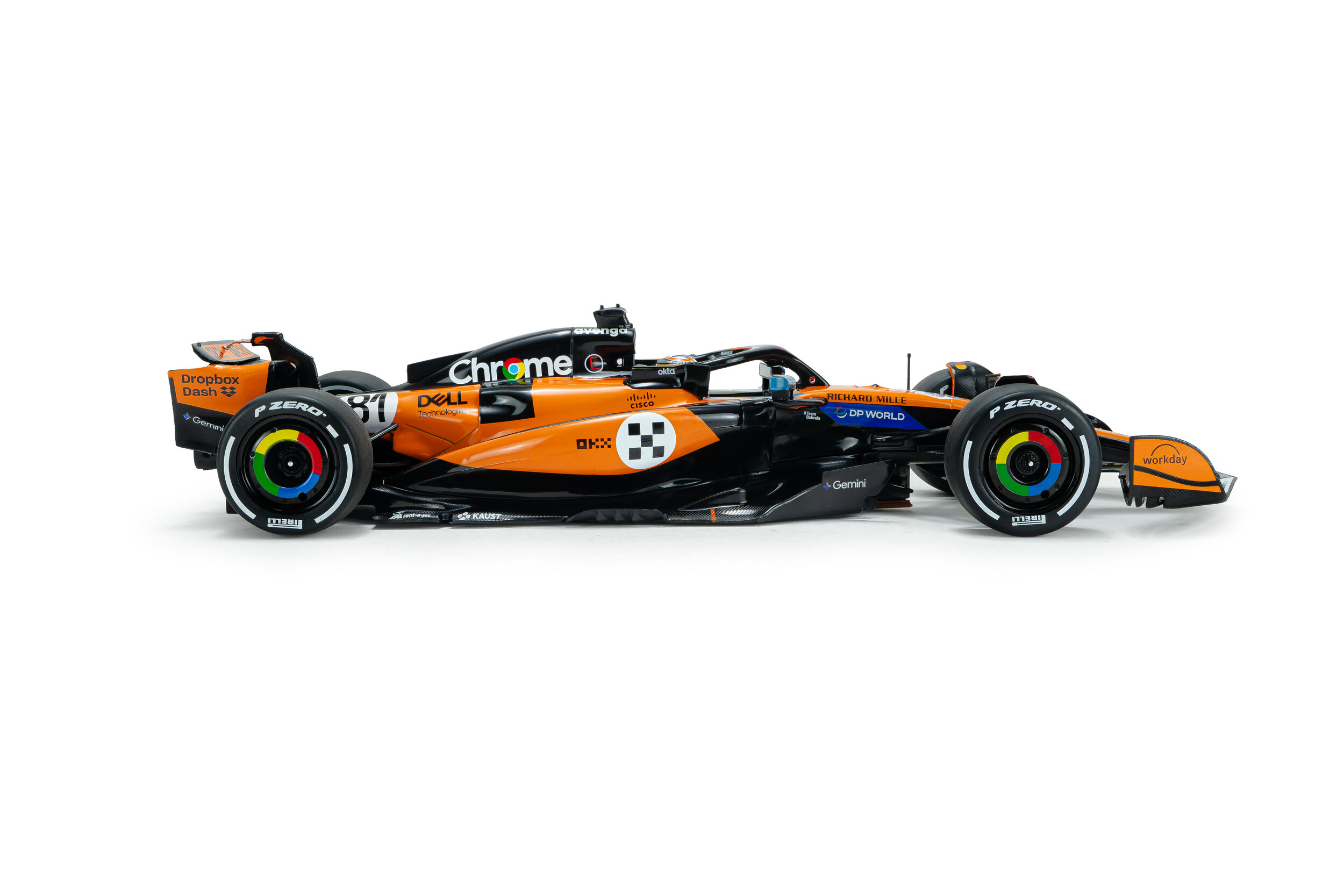 McLaren MCL39 #81 O.Piastri Monaco GP 2025 1:18 Solido