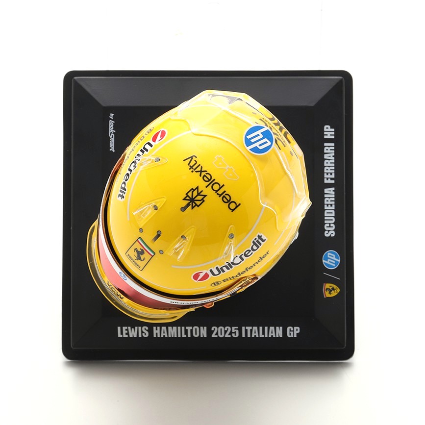 Helmet - Lewis Hamilton - Team Ferrari HP Monza GP 2025 1:5 Look Smart Models
