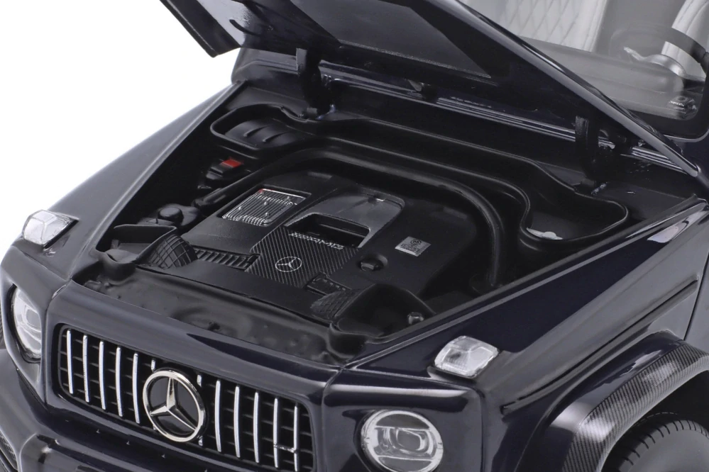 Mercedes-Benz G-Class G63 AMG V8 Biturbo 4x4 2022 dark blue 1:18 iScale