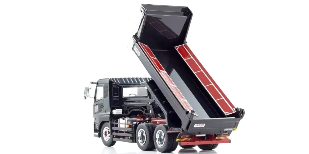UD-Trucks Quon Kyokuto Dump Truck 2017 black 1:43 Kyosho