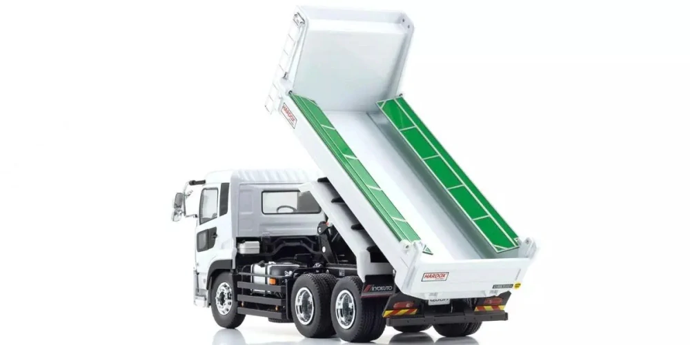 UD-Trucks Quon Kyokuto Dump Truck 2017 white 1:43 Kyosho
