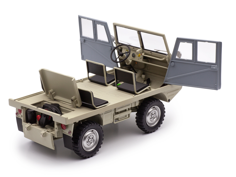 Steyr Halfinger Large Roof grey 1:18 Schuco