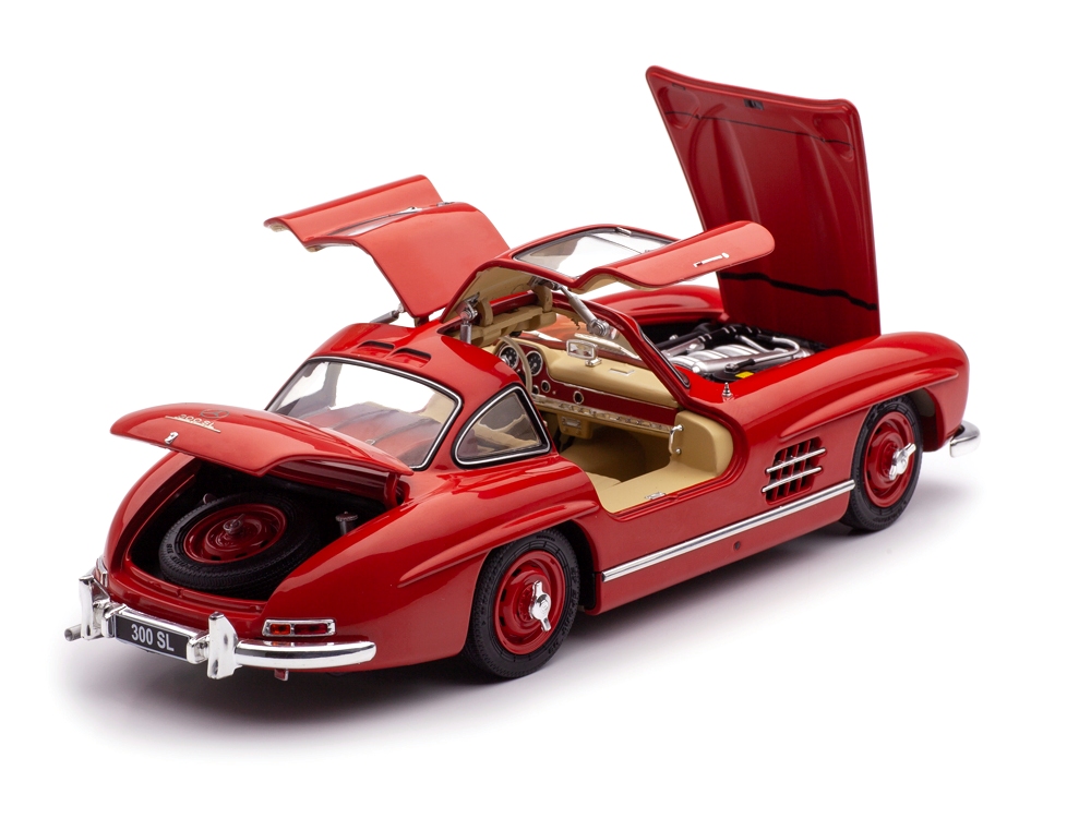 Mercedes-Benz 300 SL Gullwing red 1:18 Schuco