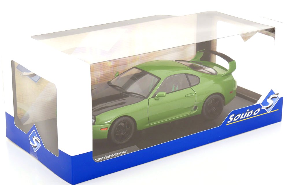 Toyota Supra MK4 1993 green 1:18 Solido