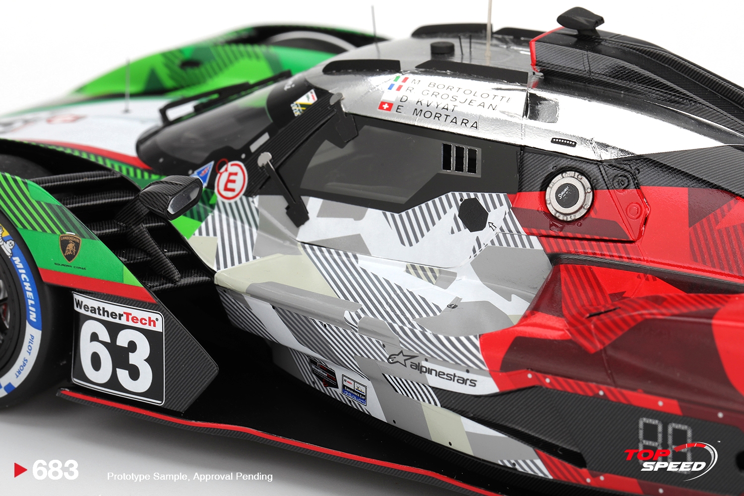 Lamborghini SC63 #63 Automobili Lamborghini Squadra Corse 24H Daytona 2025 1:18 TopSpeed Models