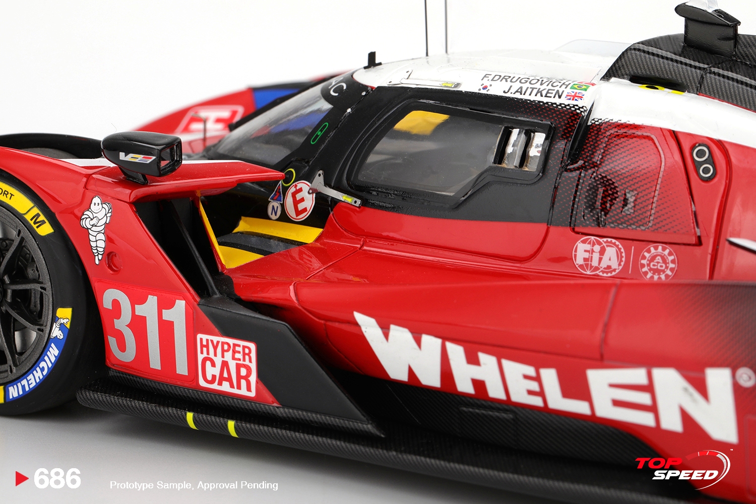 Cadillac V-Series.R #311 Cadillac Whelen 24H Le Mans 2025 1:18 TopSpeed Models