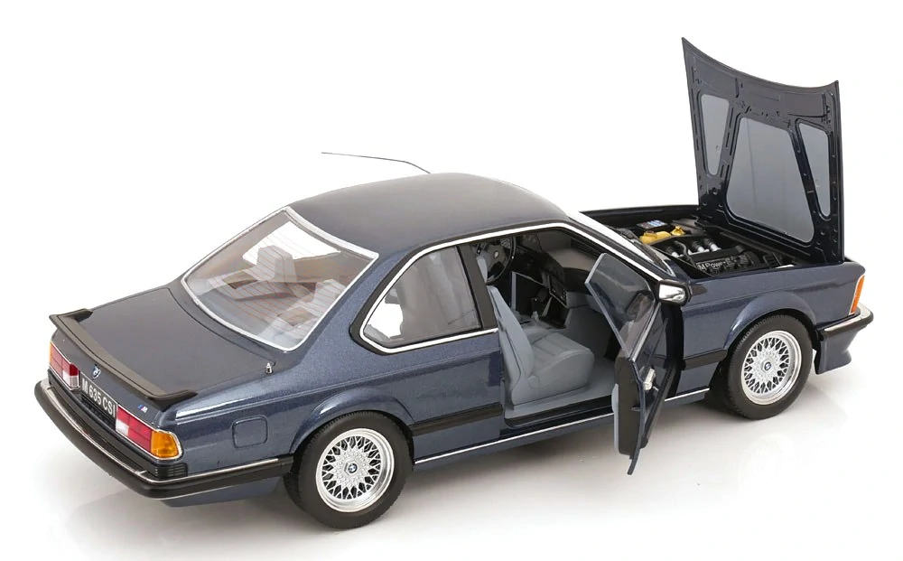 BMW 6-Series M635 CSI E24 Coupe 1987 dark blue 1:12 KK Scale