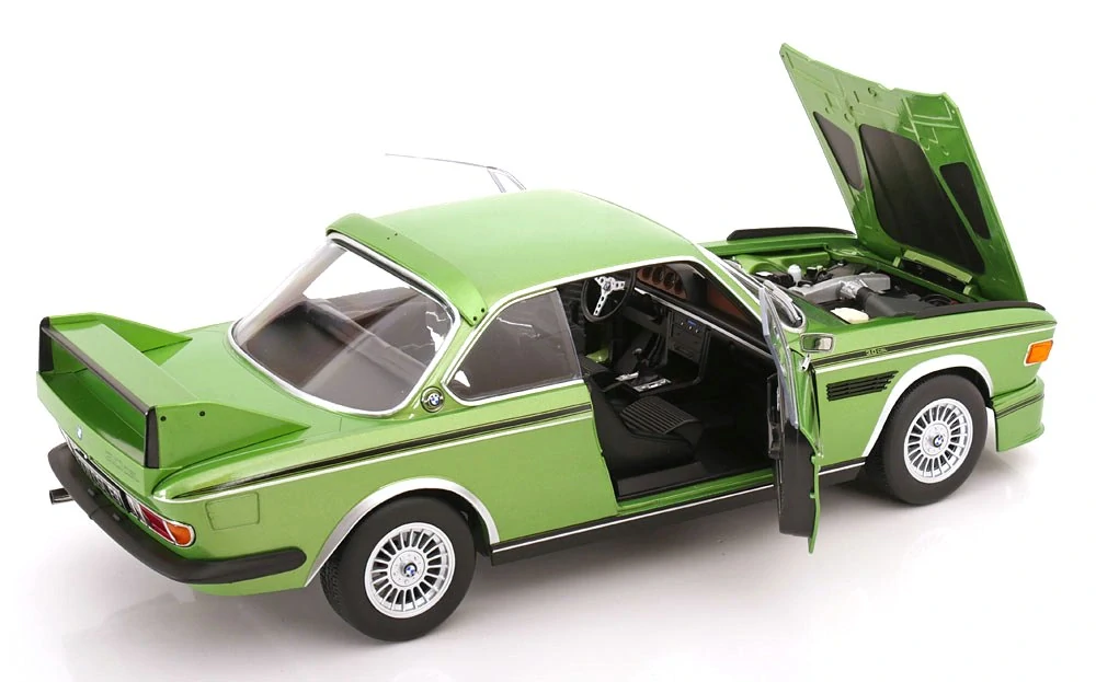 BMW 3.0 CSL E9 Coupe 1973 green metallic 1:12 KK Scale