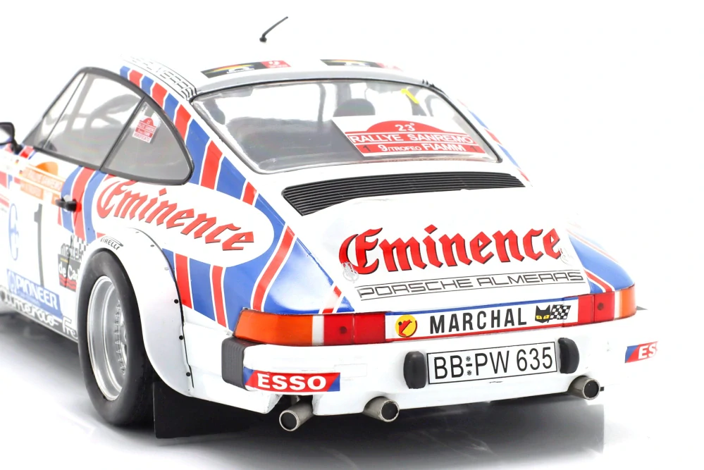 Porsche 911 SC Gr.4 #1 Röhrl/Geistdörfer Rallye San Remo 1981 1:18 Werk83