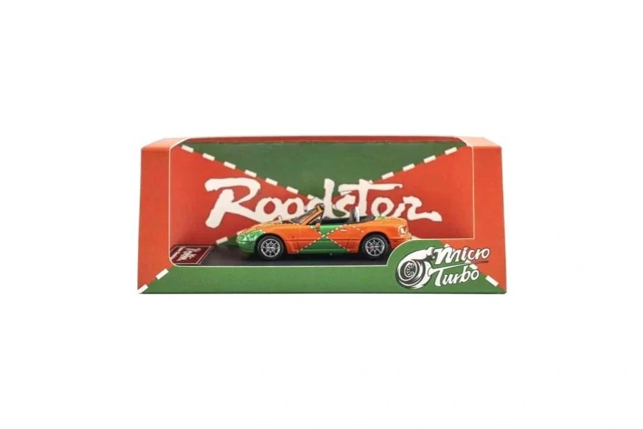 Mazda Custom MX5 NA *Le Mans Livery* orange/green 1:64 Microturbo