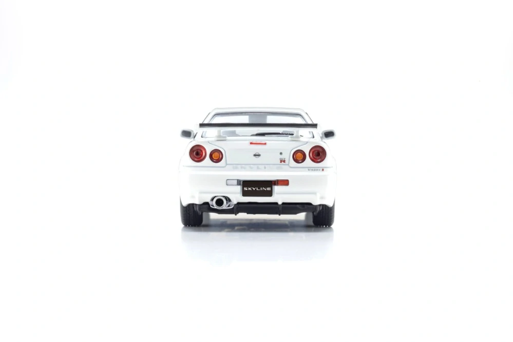 Nissan Skyline GT-R R34 V-SpecII 2001 white 1:43 Kyosho