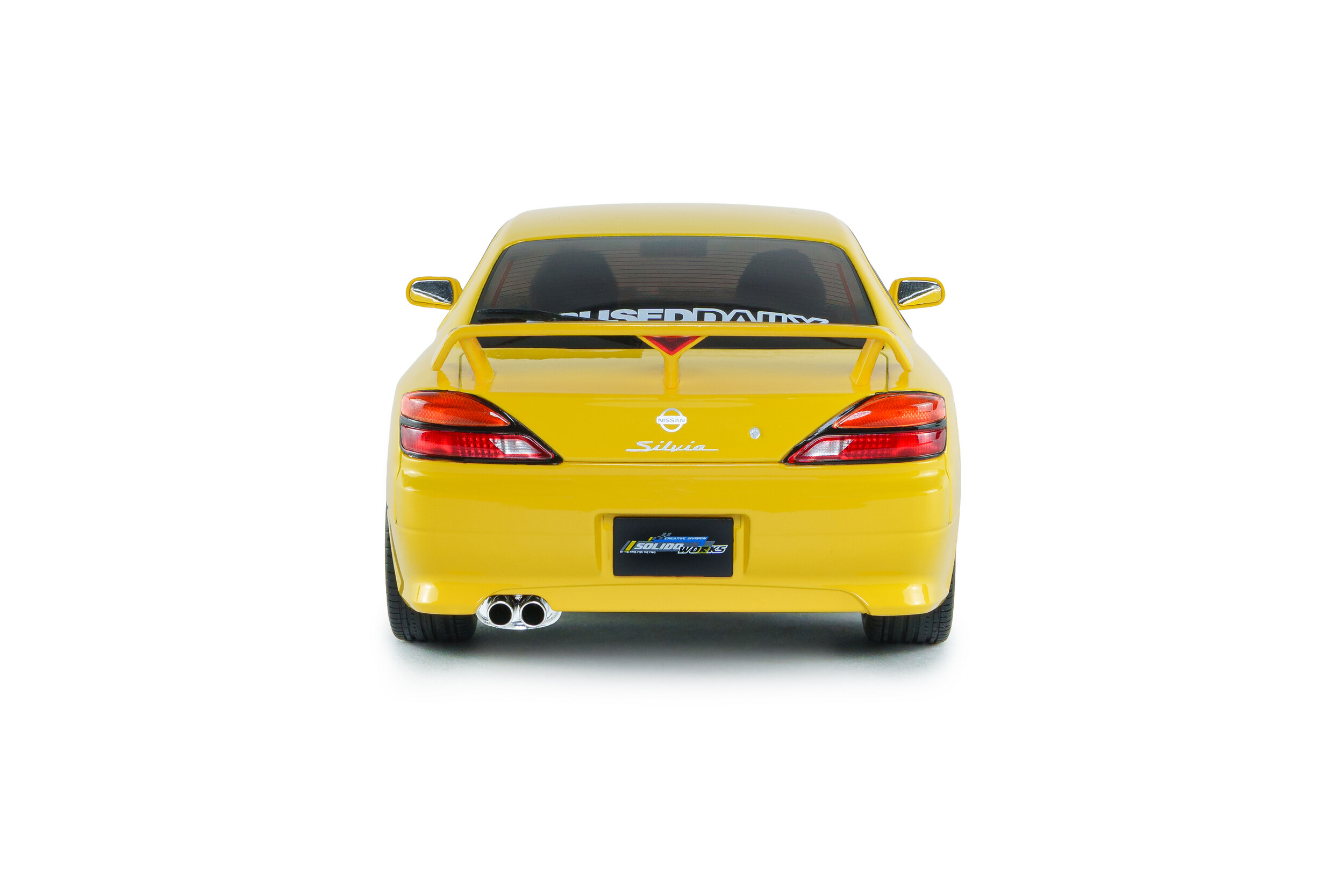 Nissan Silvia S15 Spec-R Aero 1999 lightning yellow 1:18 Solido