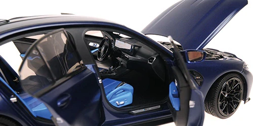 BMW M3 2024 matt blue metallic 1:18 Minichamps