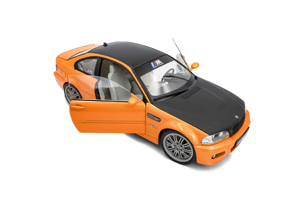BMW E46 M3 Coupe Solido Works 2000 orange 1:18 Solido