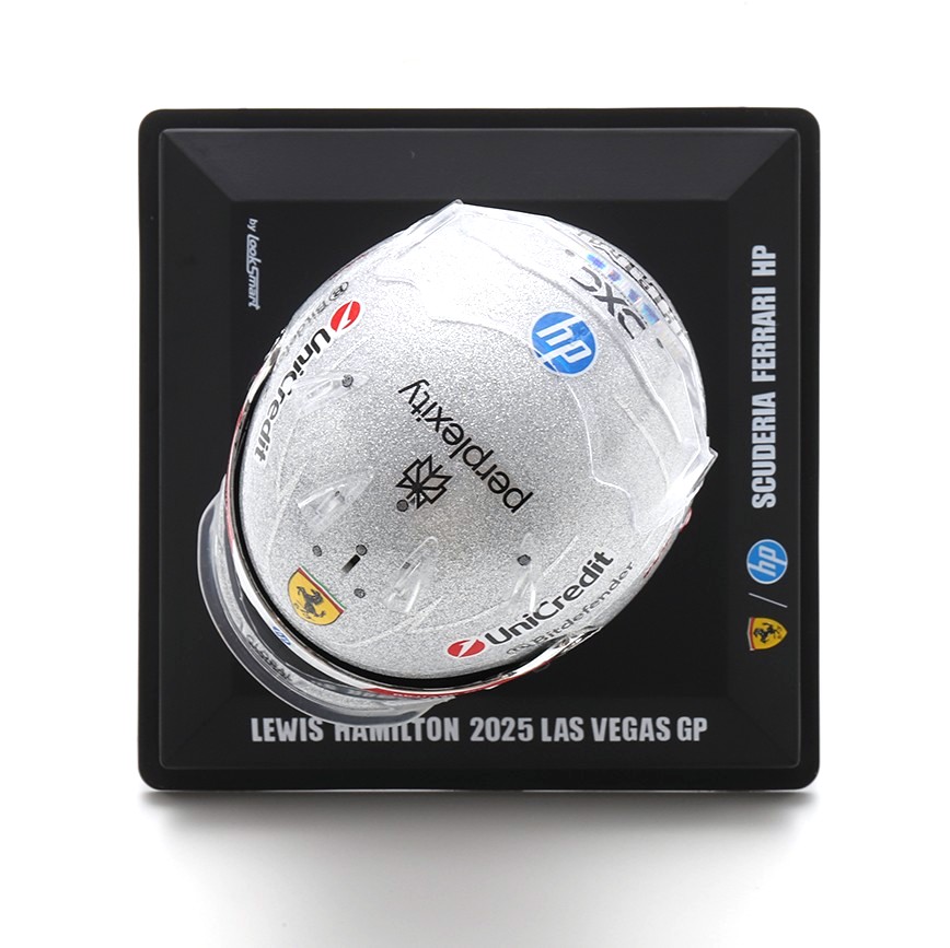 Helmet - Lewis Hamilton - Scuderia Ferrari HP Las Vegas GP 2025 1:5 Look Smart Models