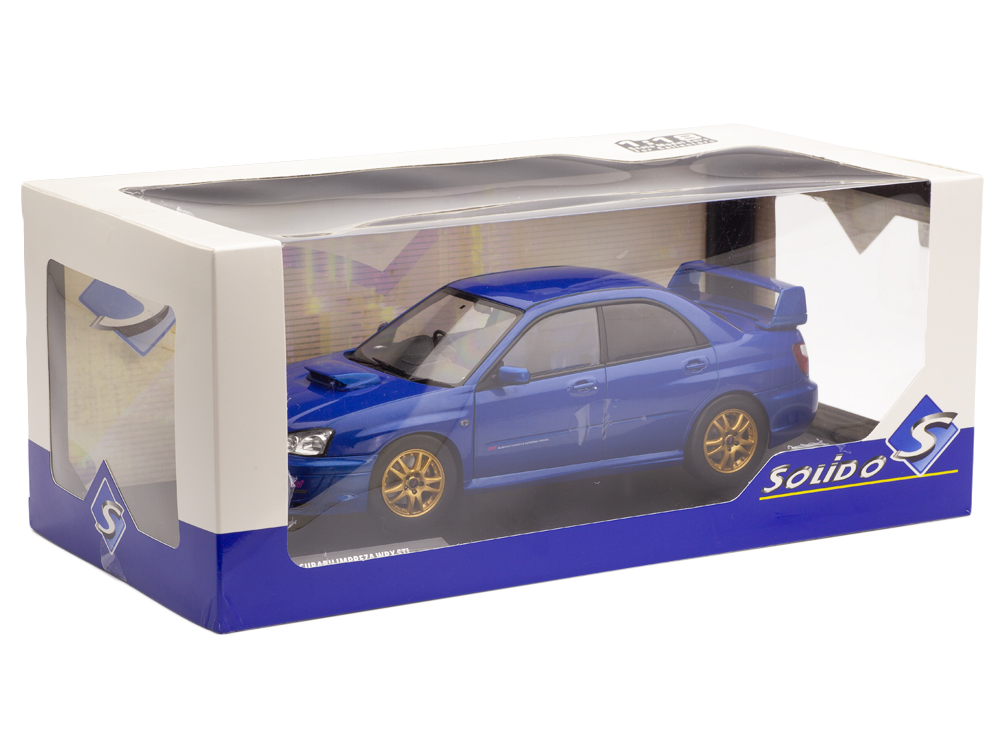 Subaru Impreza WRX STI 2003 sonic blue 1:18 Solido