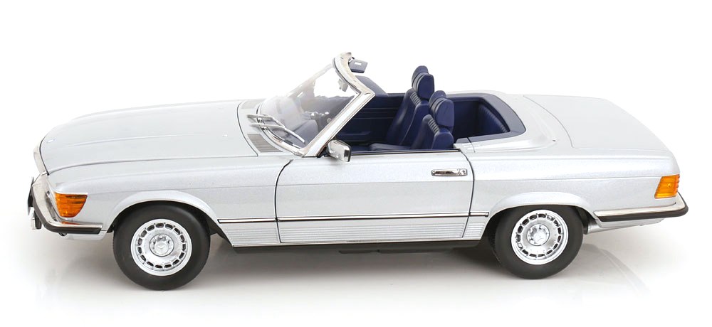 Mercedes-Benz 450SL R107 Europe 1985 silver 1:12 KK Scale