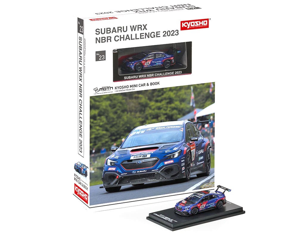Subaru WRX STI #114 C. van Dam/T.Schrick/H.Yamauchi/T.Iguchi NBR 2023 With LED With Book 1:64 Kyosho